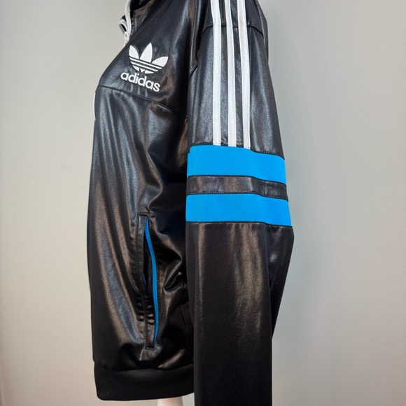 RARE Vintage Adidas Chile 62 Men’s Faux Leather Glanz Track Jacket (2008) - Picture 4 of 12